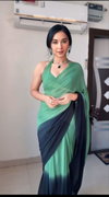 SF 714 Soft Georgette Silk Party Wear Readymade Sarees Wholesale Price In Surat